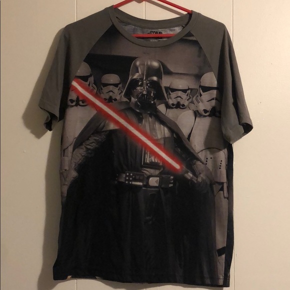 Star Wars T-shirt Darth Vader Millennium Falcon Sm - Picture 3 of 10